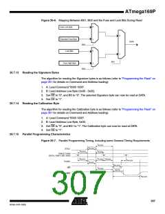 浏览型号ATMEGA169PV的Datasheet PDF文件第307页