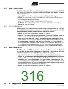 浏览型号ATMEGA169PV的Datasheet PDF文件第316页