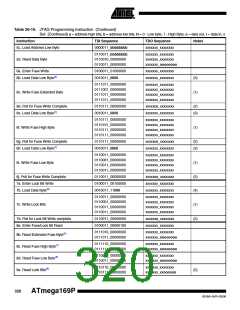 浏览型号ATMEGA169PV的Datasheet PDF文件第320页