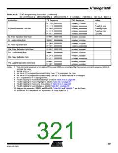 浏览型号ATMEGA169PV的Datasheet PDF文件第321页