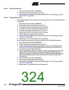 浏览型号ATMEGA169PV的Datasheet PDF文件第324页