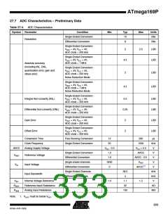 浏览型号ATMEGA169PV的Datasheet PDF文件第333页