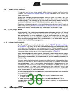浏览型号ATMEGA169PV的Datasheet PDF文件第36页