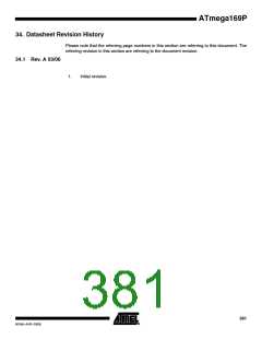 浏览型号ATMEGA169PV的Datasheet PDF文件第381页