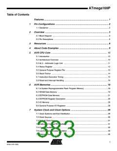 浏览型号ATMEGA169PV的Datasheet PDF文件第383页