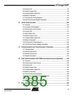 浏览型号ATMEGA169PV的Datasheet PDF文件第385页