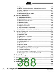 浏览型号ATMEGA169PV的Datasheet PDF文件第388页