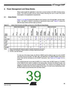 浏览型号ATMEGA169PV的Datasheet PDF文件第39页