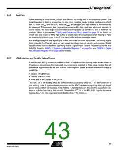 浏览型号ATMEGA169PV的Datasheet PDF文件第43页