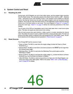 浏览型号ATMEGA169PV的Datasheet PDF文件第46页