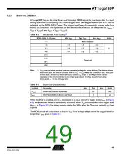 浏览型号ATMEGA169PV的Datasheet PDF文件第49页