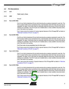浏览型号ATMEGA169PV的Datasheet PDF文件第5页