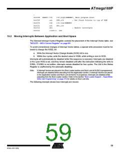 浏览型号ATMEGA169PV的Datasheet PDF文件第59页