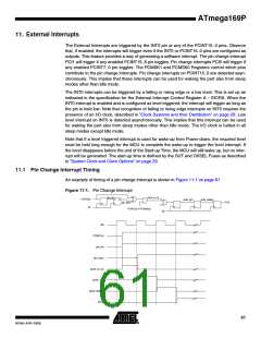 浏览型号ATMEGA169PV的Datasheet PDF文件第61页