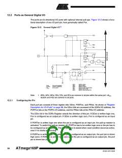 浏览型号ATMEGA169PV的Datasheet PDF文件第66页