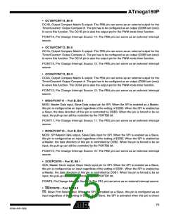 浏览型号ATMEGA169PV的Datasheet PDF文件第75页