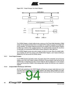 浏览型号ATMEGA169PV的Datasheet PDF文件第94页