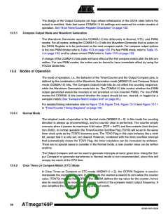 浏览型号ATMEGA169PV的Datasheet PDF文件第96页