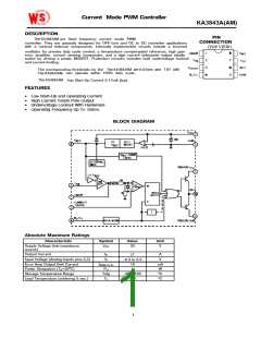 浏览型号KA3843A的Datasheet PDF文件第1页