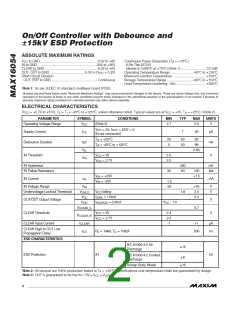 浏览型号MAX16054的Datasheet PDF文件第2页