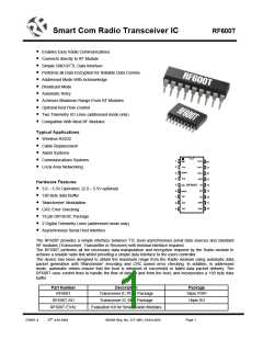 浏览型号RF600T的Datasheet PDF文件第1页