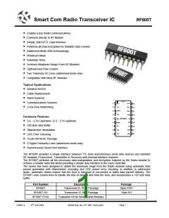 浏览型号RF600T-SO的Datasheet PDF文件第1页