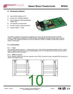 浏览型号RF650的Datasheet PDF文件第10页