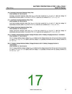 浏览型号S-8211CAB-M5T1G的Datasheet PDF文件第17页