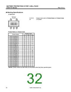 浏览型号S-8211CAB-M5T1G的Datasheet PDF文件第32页