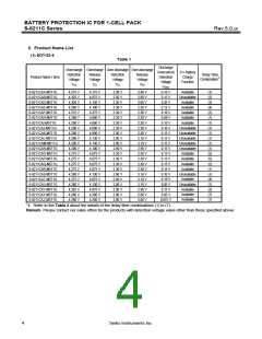 浏览型号S-8211CAB-M5T1G的Datasheet PDF文件第4页