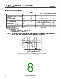 浏览型号S-8211CAB-M5T1G的Datasheet PDF文件第8页