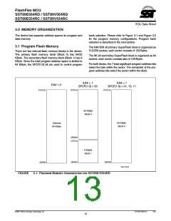 浏览型号SST89E564RD-40-C-PIE的Datasheet PDF文件第13页