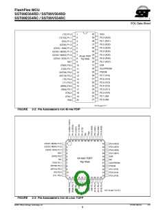 浏览型号SST89E564RD-40-C-PIE的Datasheet PDF文件第9页