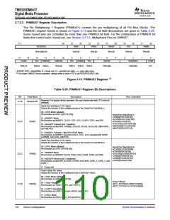 浏览型号TMS320DM6437的Datasheet PDF文件第110页