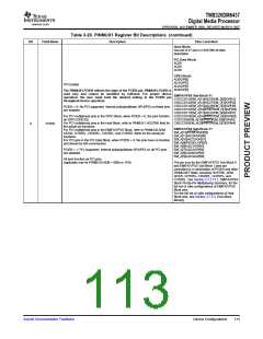 浏览型号TMS320DM6437的Datasheet PDF文件第113页