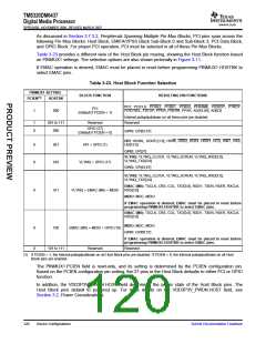 浏览型号TMS320DM6437的Datasheet PDF文件第120页