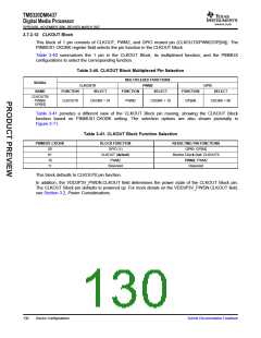 浏览型号TMS320DM6437的Datasheet PDF文件第130页