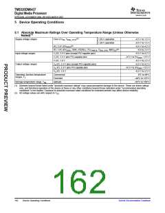浏览型号TMS320DM6437的Datasheet PDF文件第162页