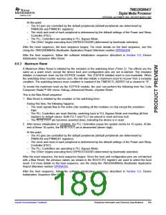 浏览型号TMS320DM6437的Datasheet PDF文件第189页