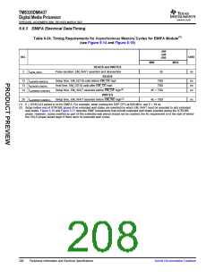 浏览型号TMS320DM6437的Datasheet PDF文件第208页