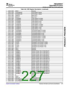 浏览型号TMS320DM6437的Datasheet PDF文件第227页
