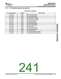 浏览型号TMS320DM6437的Datasheet PDF文件第241页