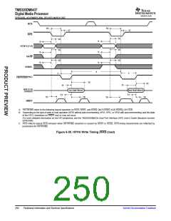 浏览型号TMS320DM6437的Datasheet PDF文件第250页