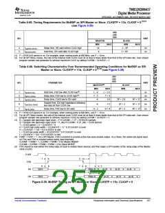浏览型号TMS320DM6437的Datasheet PDF文件第257页