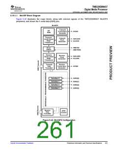 浏览型号TMS320DM6437的Datasheet PDF文件第261页