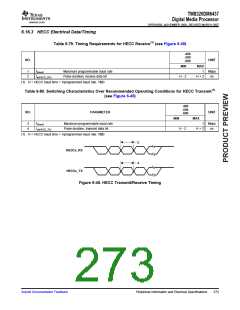 浏览型号TMS320DM6437的Datasheet PDF文件第273页