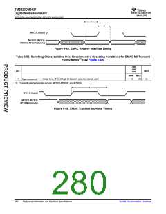 浏览型号TMS320DM6437的Datasheet PDF文件第280页