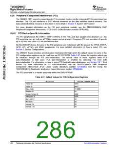 浏览型号TMS320DM6437的Datasheet PDF文件第286页