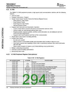 浏览型号TMS320DM6437的Datasheet PDF文件第294页