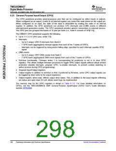 浏览型号TMS320DM6437的Datasheet PDF文件第298页
